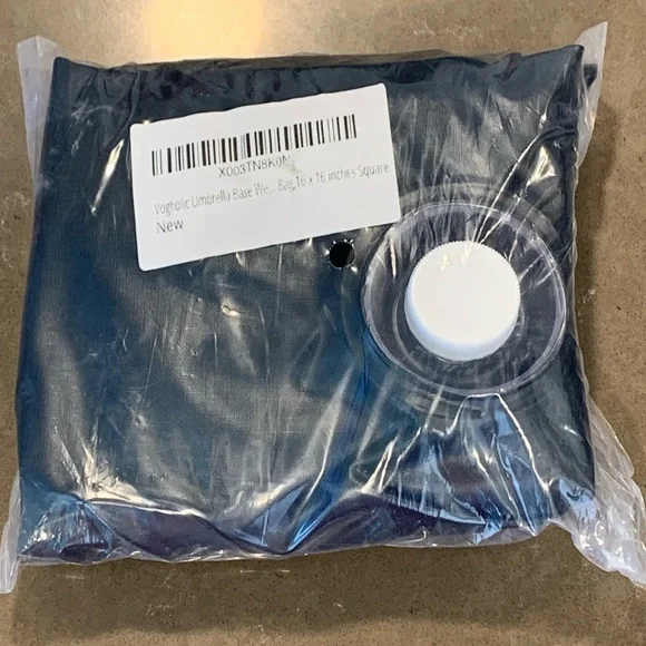 NiP Vogholic Weighted Base Umbrella Stand Water Bag Up to 60 LBS 16 x 16 - Picture 8 of 8